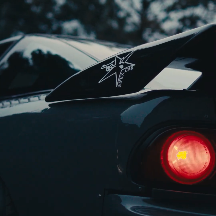 Apexlab Star Sticker on NISSAN 240SX