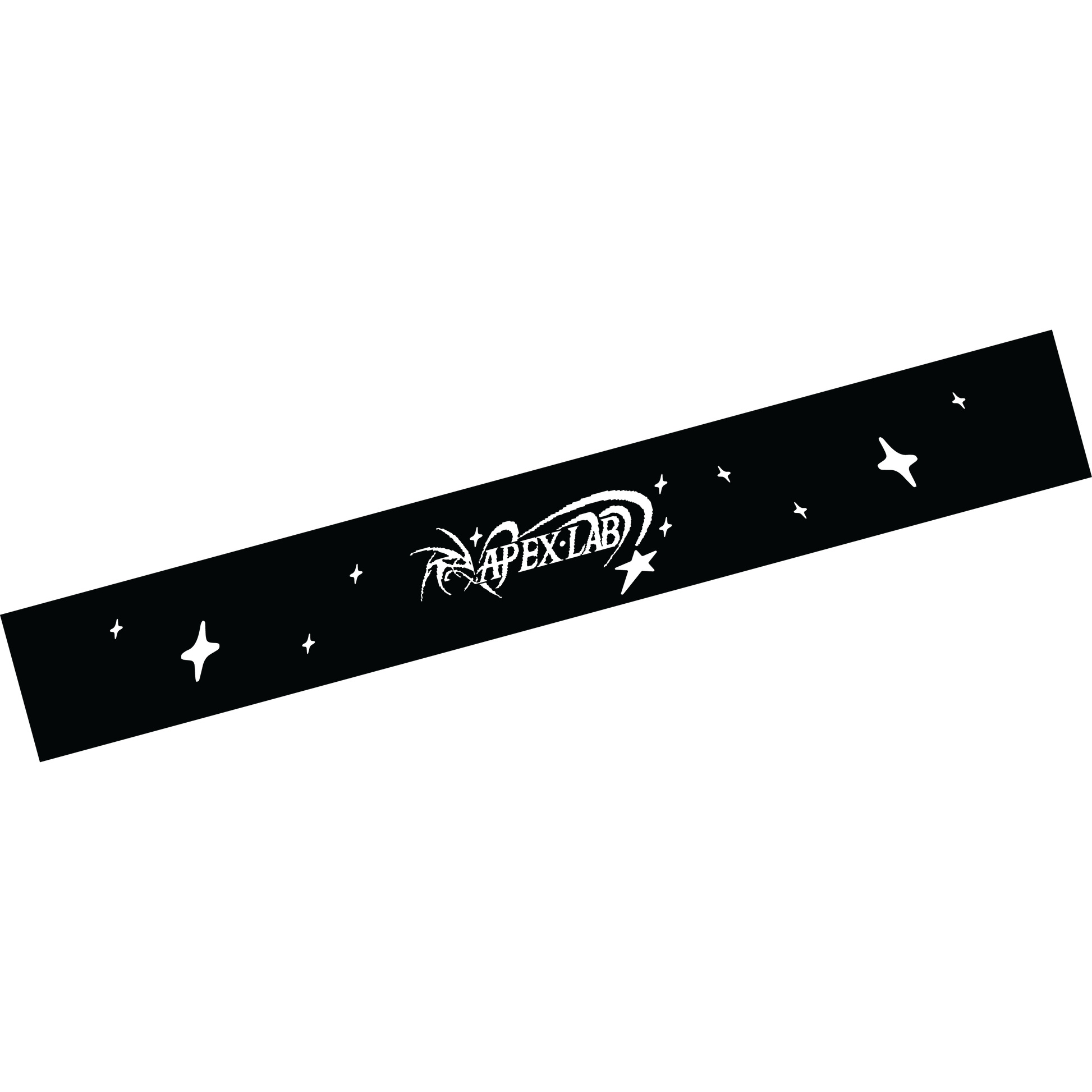 Naklejka na szybę sunstrip blenda pas przeciwsłoneczny 1,5 m x 21 cm 